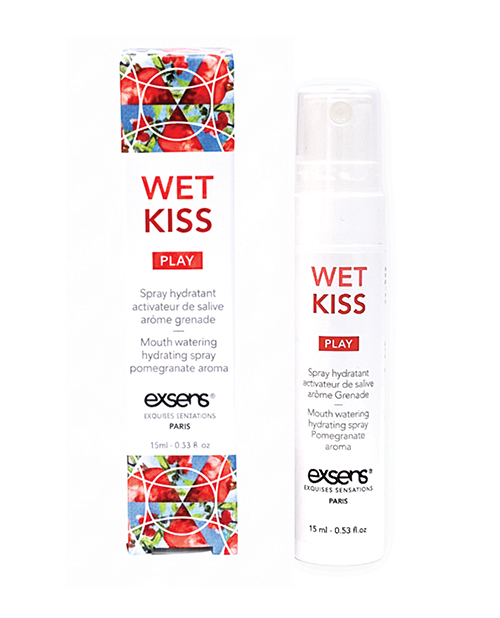 Exsens Wet Kiss Moisturizing Saliva Spray - Pomegranate