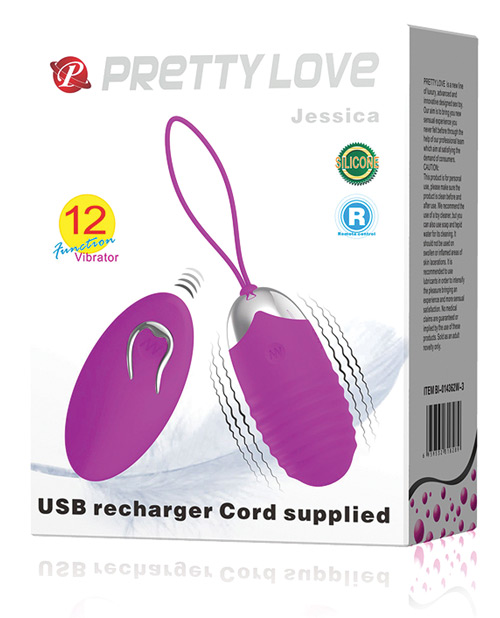 Pretty Love Jessica 12 Functions Egg Vibrator