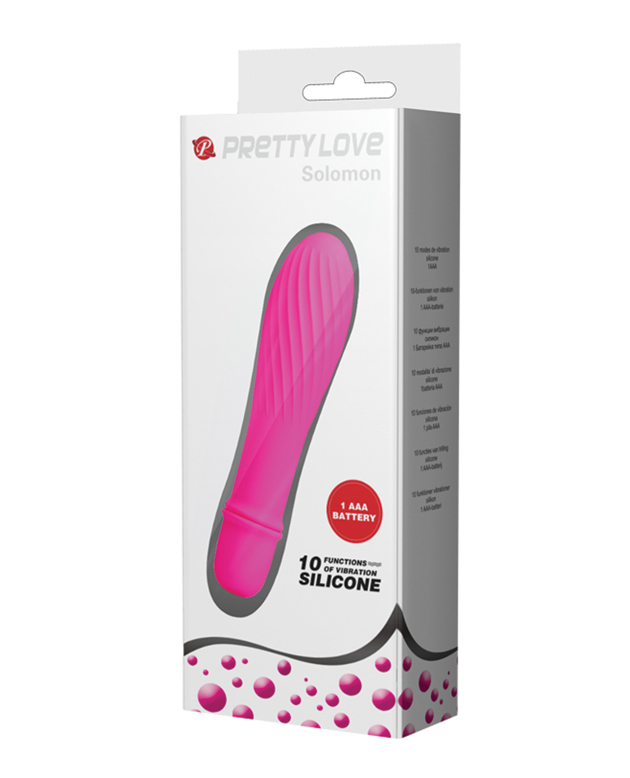 Pretty Love Solomon Brawny G-Spot Vibrator - Hot