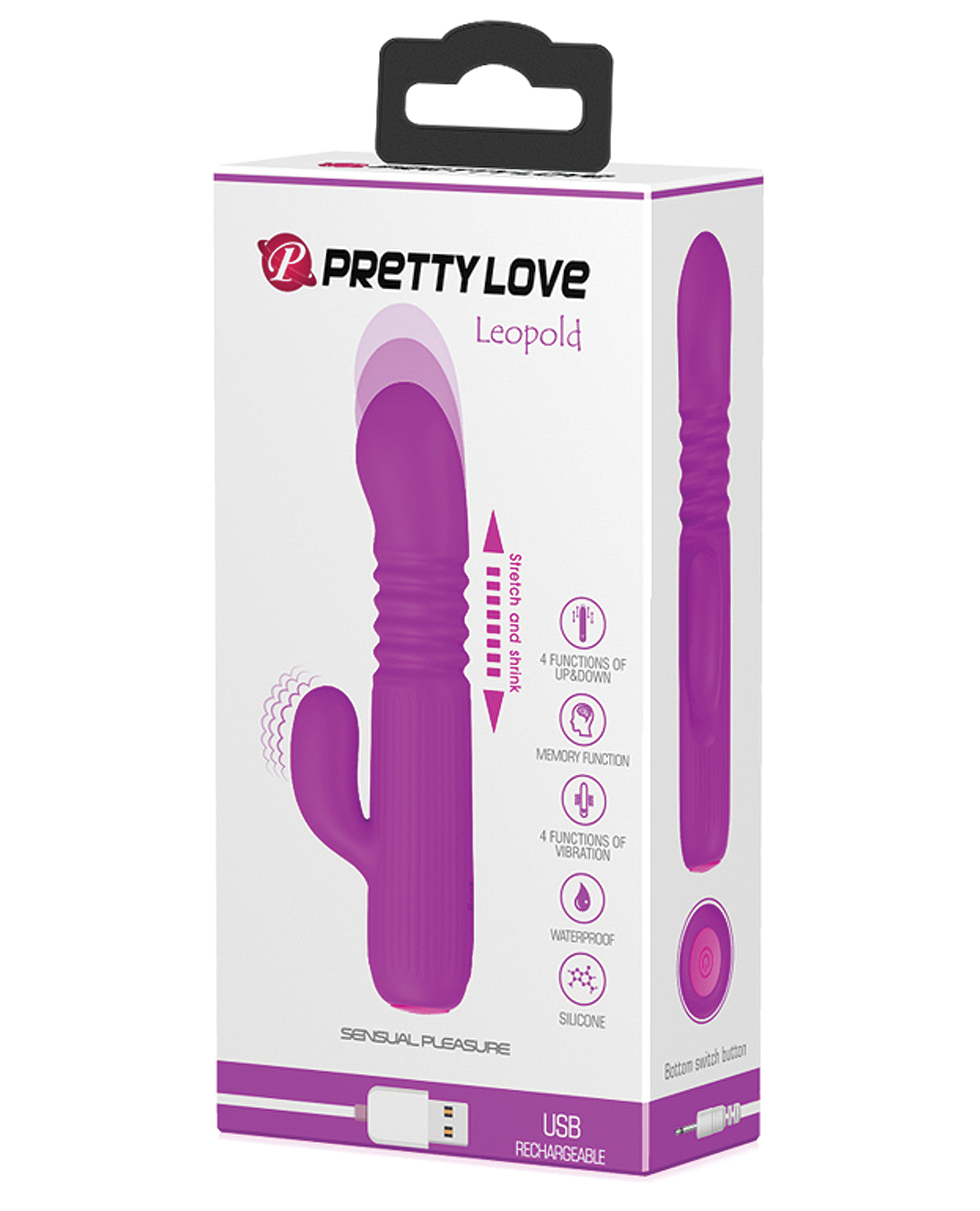 Pretty Love Leopold Mini Thruster Vibe
