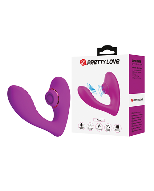 Pretty Love Nauty Thumping & Vibrating Insertable Vibrator