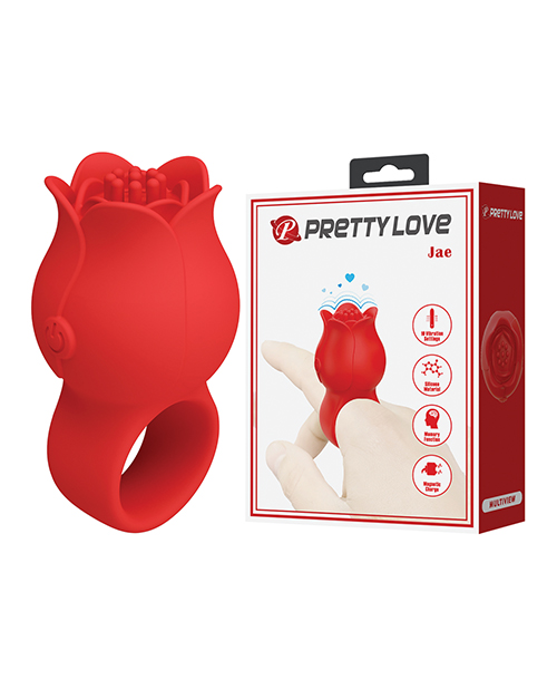 Pretty Love Jae Floral Ring Finger Vibrator