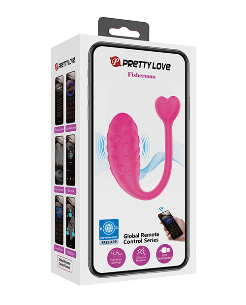 Pretty Love Fisherman Vibrating Egg - Hot