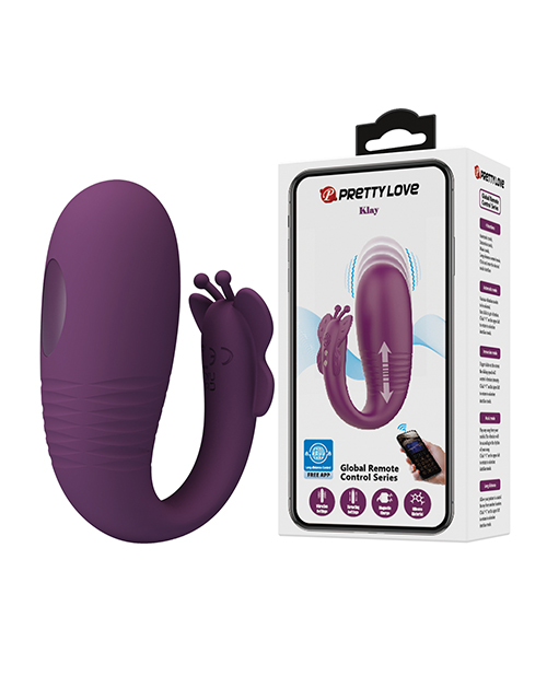 Pretty Love Klay App-Enabled Thrusting Hands-Free Vibrator