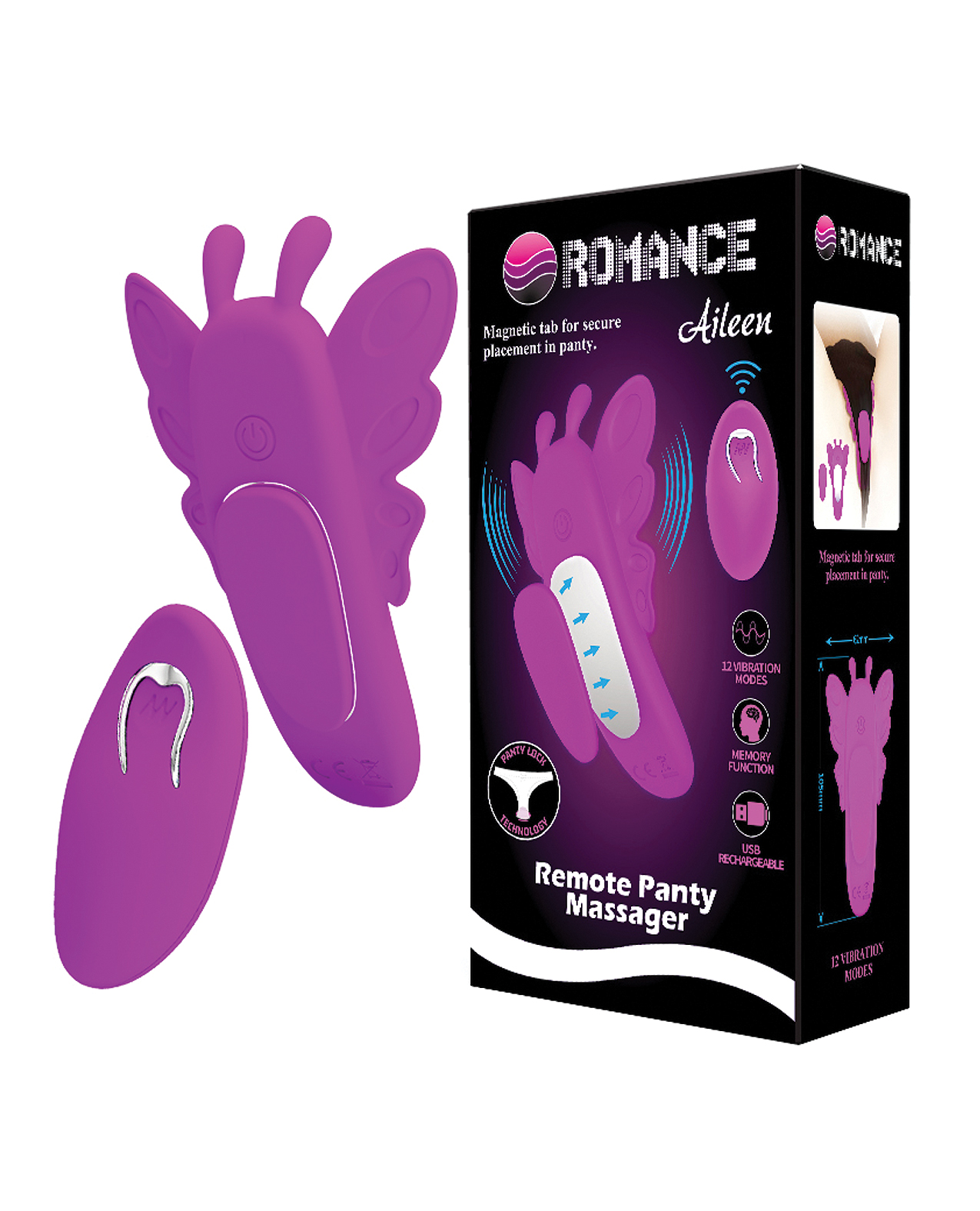 Pretty Love Romance Aileen Magnetic Butterfly Panty Vibe