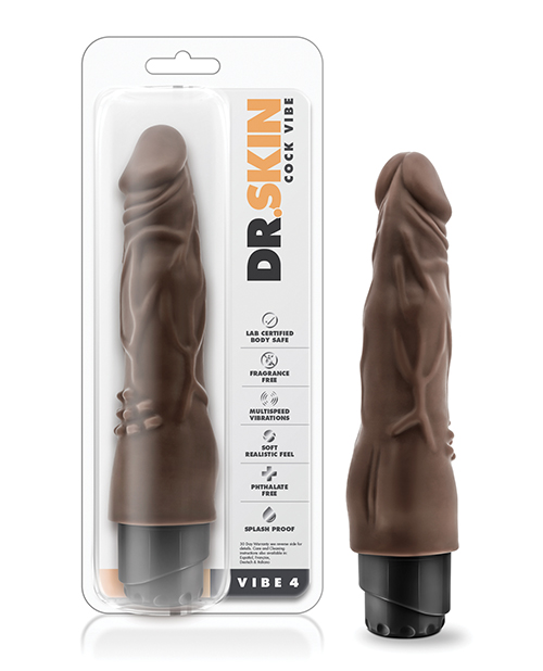 Blush Dr. Skin Cock Vibe 8" Vibrating Cock