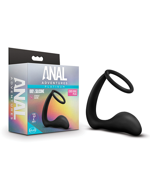 Blush Anal Adventures Cock Ring Plug