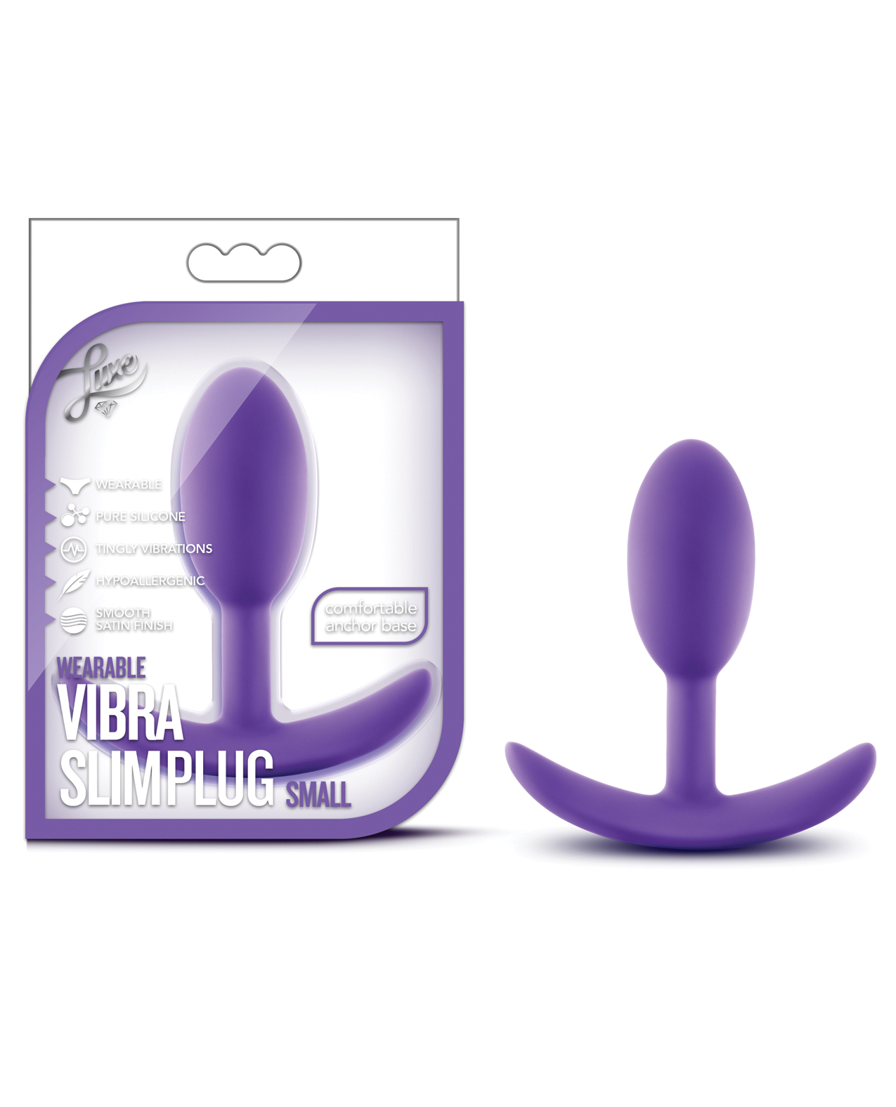 Blush Luxe Wearable Vibra Slim Plug