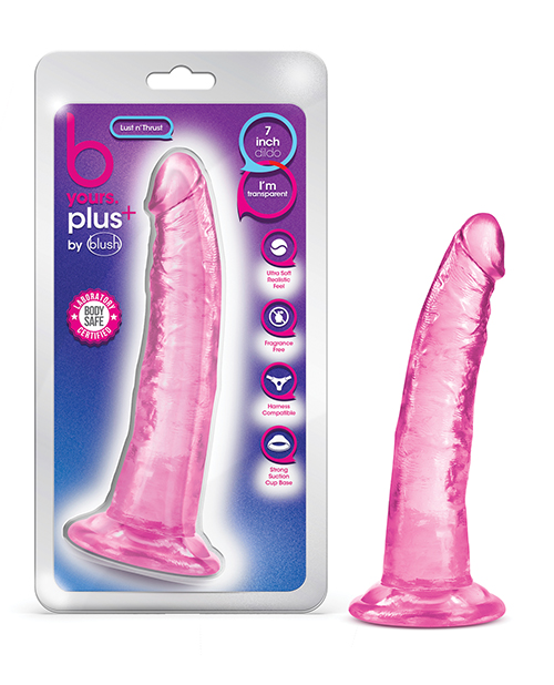 Blush B Yours Plus 7" Lust n' Thrust Dildo