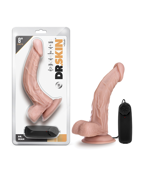 Blush Dr. Skin Dr. Sean 8" Cock with Suction Cup - Vanilla
