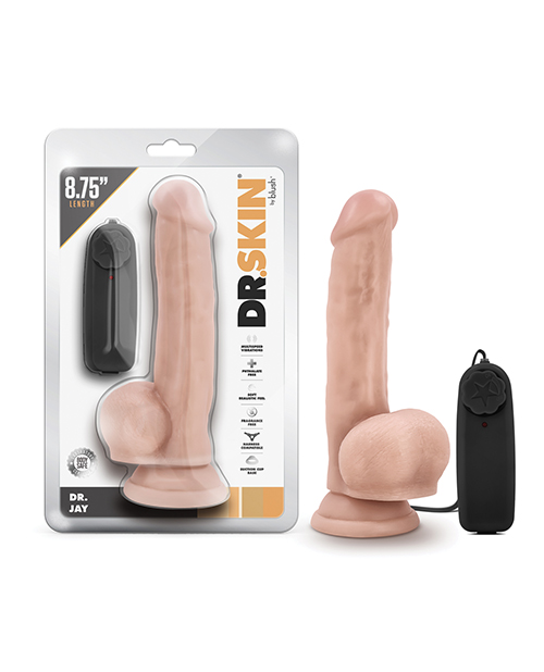 Blush Dr. Skin Dr. Jay 8.75" Cock with Suction Cup - Vanilla