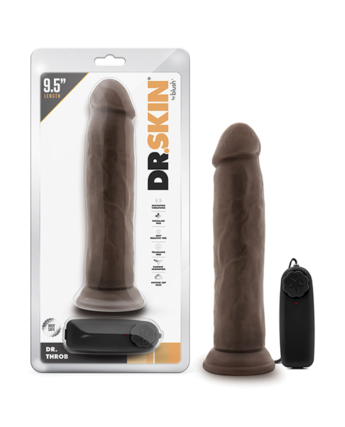 Blush Dr. Skin Dr. Throb 9.5" Cock with Suction Cup