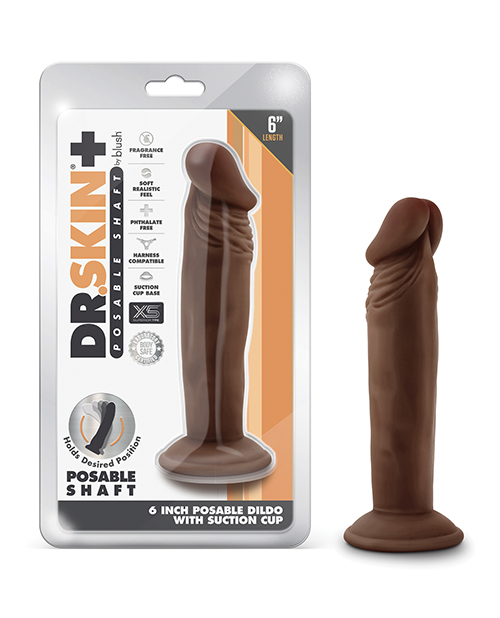 Blush Dr. Skin Plus 6" Posable Dildo