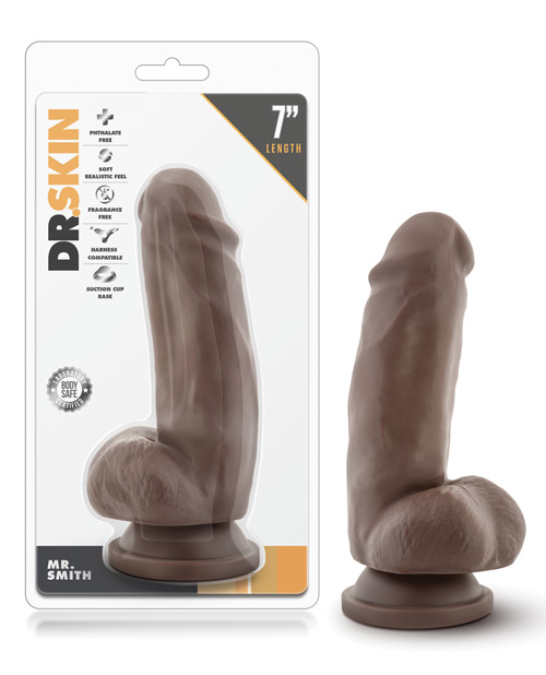 Blush Dr. Skin Mr. Smith 7" Dildo with Suction Cup