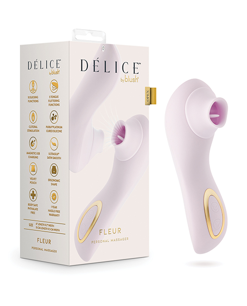 Blush Delice Fleur Suction Vibe - Barely