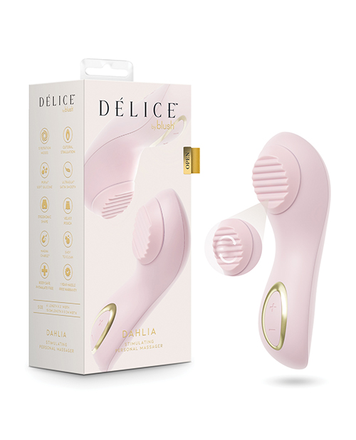 Blush Dahlia Rotating Stimulating Personal Massager