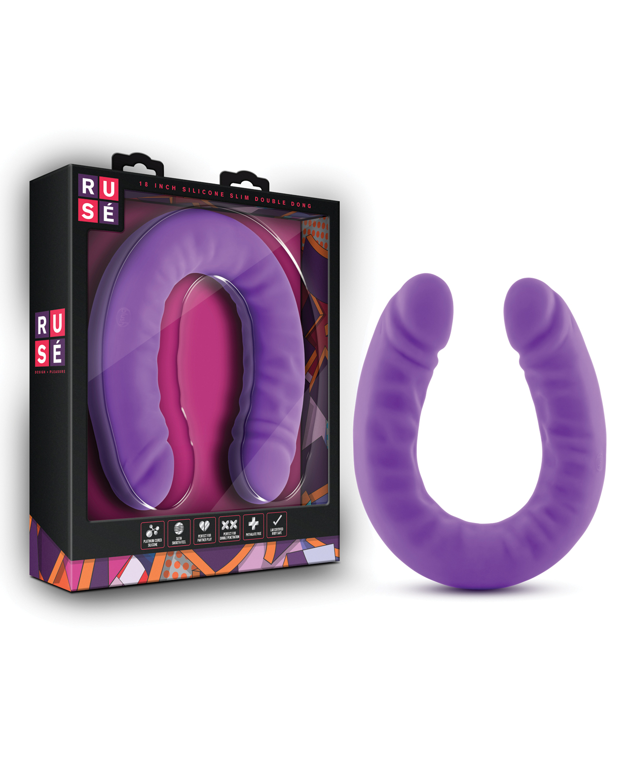 Blush Ruse 18" Slim Double Dong