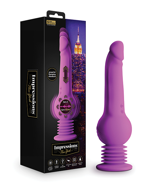 Blush Impressions New York Gyro Quake Dildo