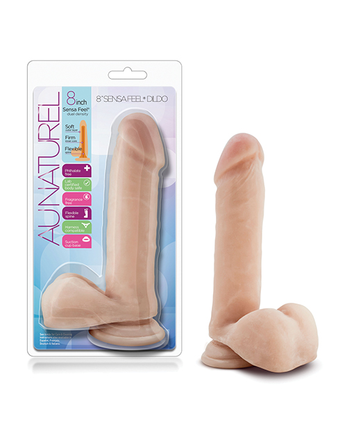 Blush Au Naturel 8" Sensa Feel Dildo