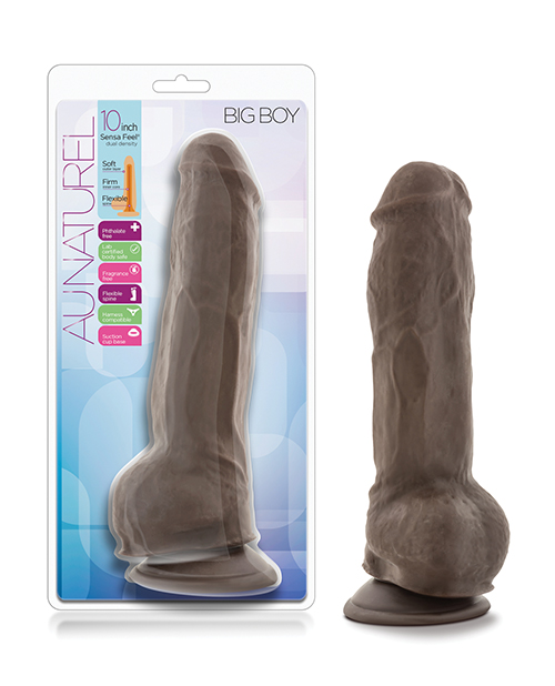 Blush Au Naturel 10" Big Boy Realistic Dildo with Balls