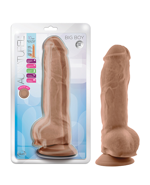 Blush Au Natural 10" Big Boy Realistic Dildo with Balls