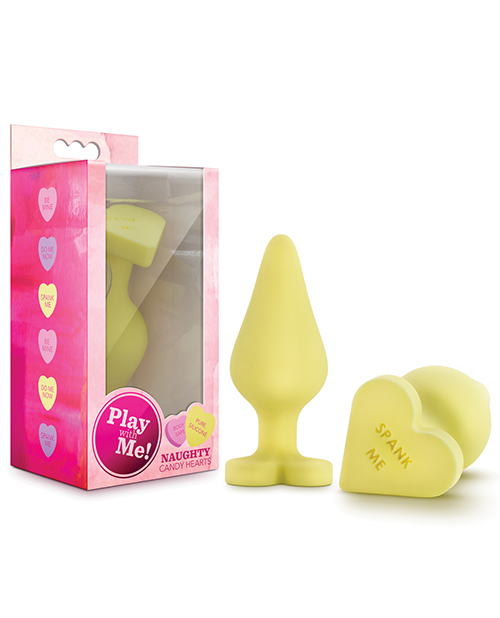 Blush Play With Me Naughty Candy Heart Spank Me Plug