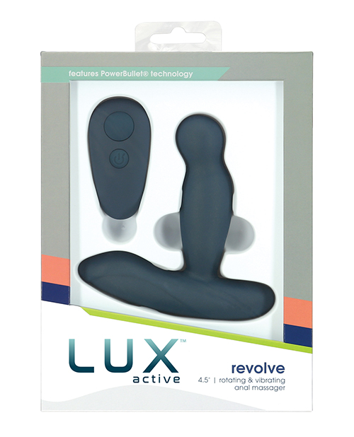 Lux Active Revolve 4.5" Rotating & Vibrating Anal Massager