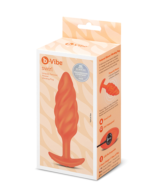b-Vibe Swirl Texture Plug