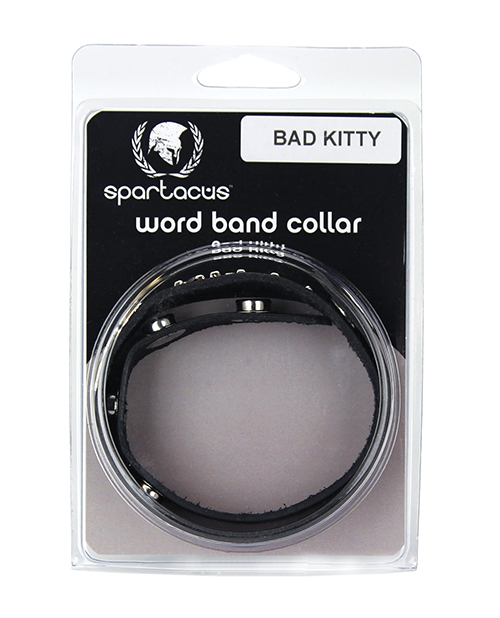 Spartacus BAD KITTY Leather Collar