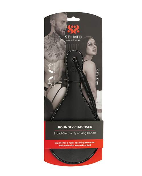 Sei Mio Roundly Chastised Broad Circular Spanking Paddle