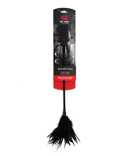 Sei Mio Slap & Tickle Dual Ended Crop & Tickler