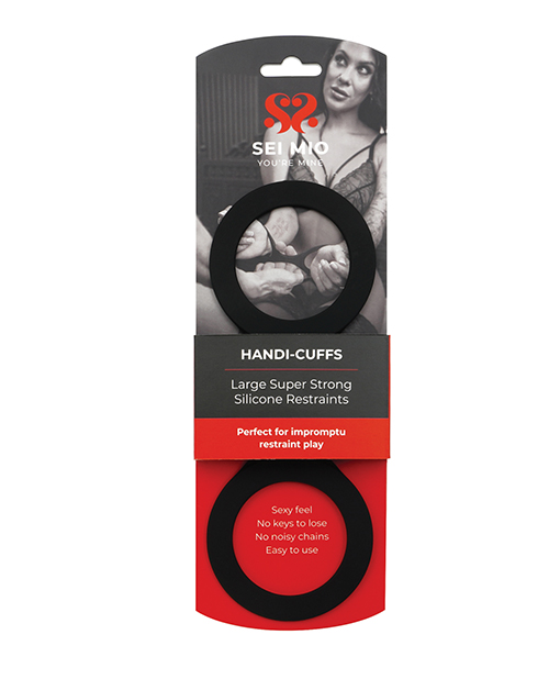 Sei Mio Handi Cuffs Super Strong Silicone Restraints - Large,