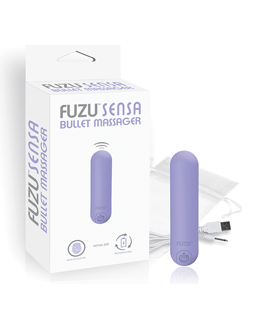 Fuzu Sensa Activated Rechargeable Bullet Massager - Pastel