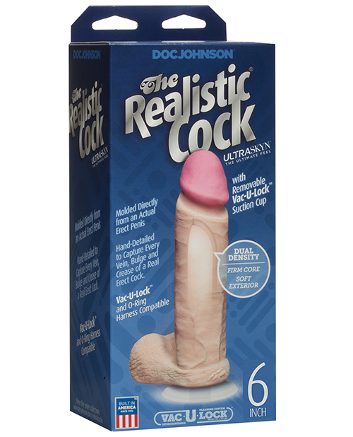 Realistic 6" ULTRASKYN Cock with Balls