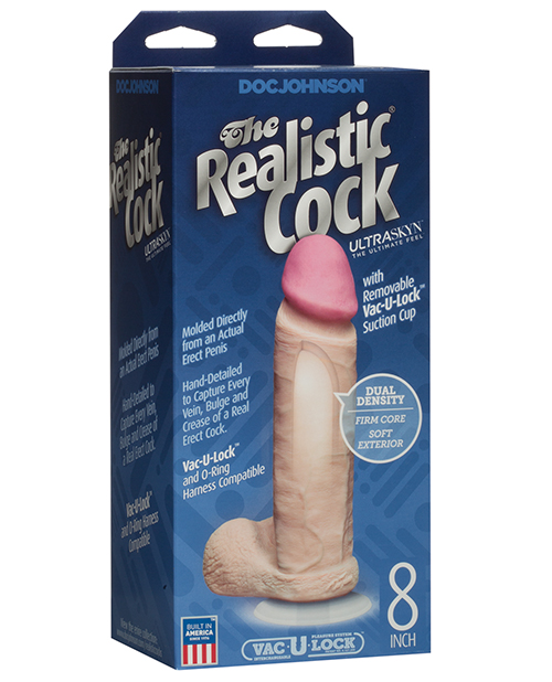 Realistic 8" ULTRASKYN Cock with Balls