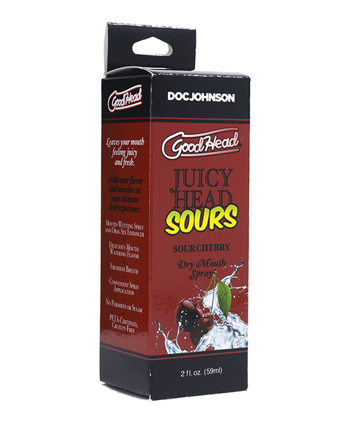 GoodHead Juicy Head Dry Mouth Spray - 2 oz Sour Cherry