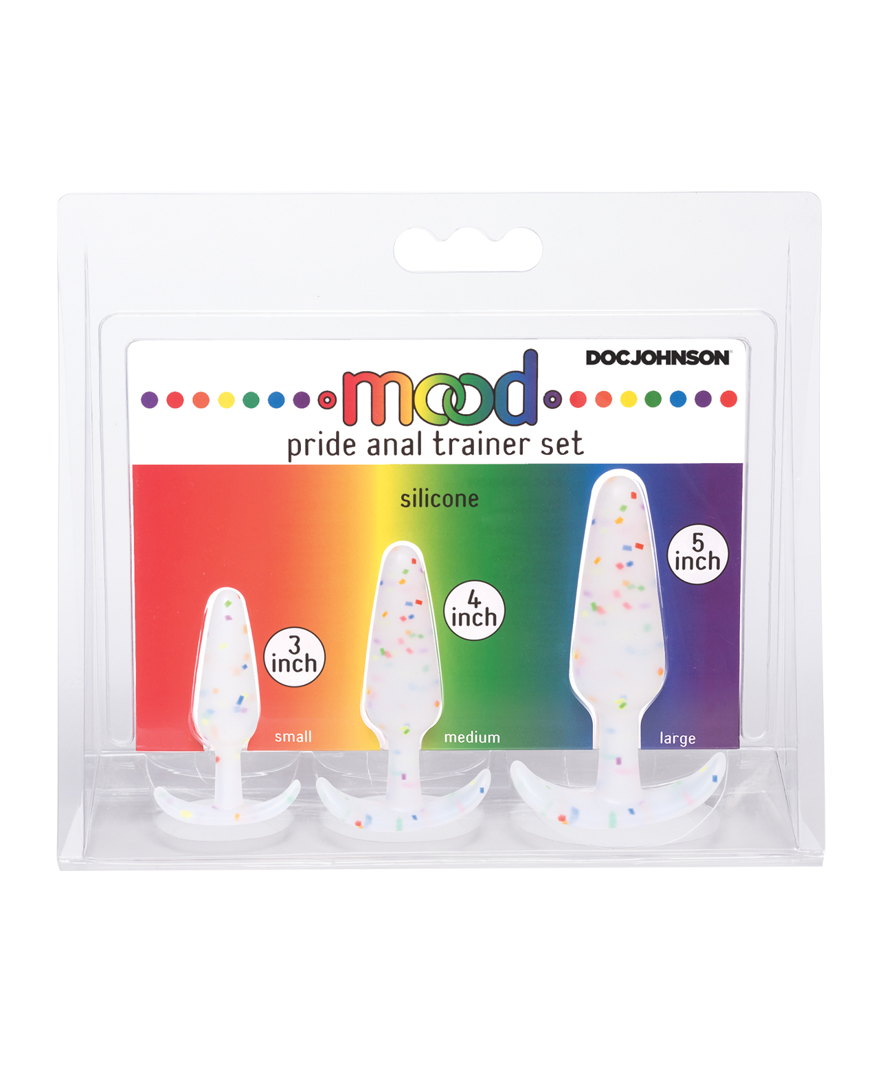 Mood Pride Anal Trainer Set - Multi Colored
