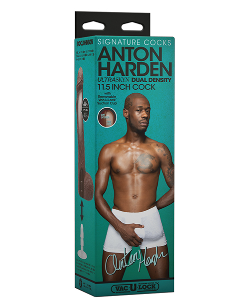 Signature Cocks ULTRASKYN 11" Cock with Removable Vac-U-Lock Suction Cup - Anton Harden