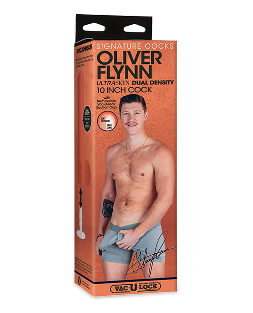 Signature Cocks ULTRASKYN 10" Cock with Removable Vac-U-Lock Suction Cup - Oliver Flynn