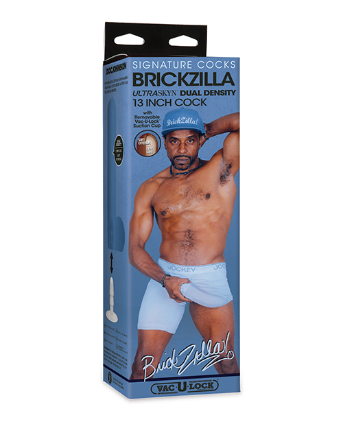 Signature Cocks ULTRASKYN 13" Cock with Removable Vac-U-Lock Suction Cup - Brickzilla