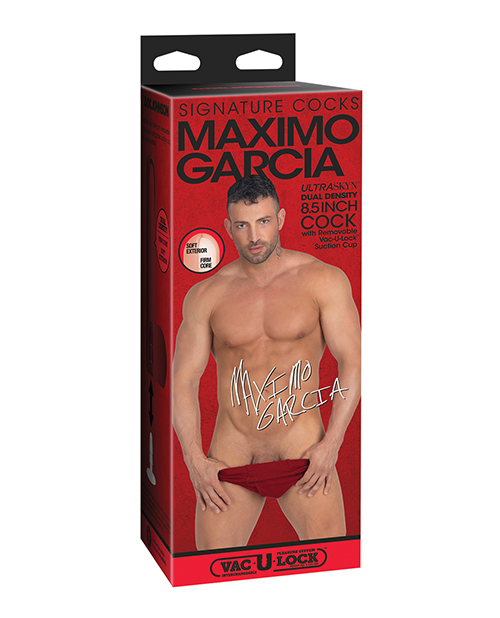 Signature Cocks ULTRASKYN 8.5" Cock with Removable Vac-U-Lock Suction Cup - Maximo Garcia