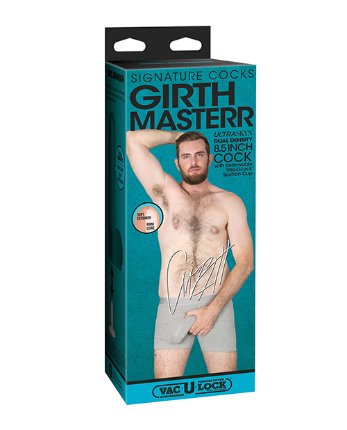 Signature Cocks ULTRASKYN 8.5" Cock with Removable Vac-U-Lock Suction Cup - Girthmasterr