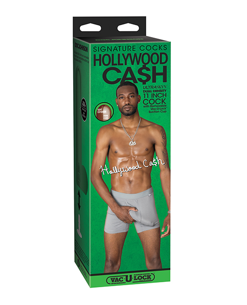 Signature Cocks ULTRASKYN 11" Cock with Removable Vac-U-Lock Suction Cup - Hollywood Cash