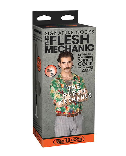 Signature Cocks ULTRASKYN 7.5" Cock with Removable Vac-U-Lock Suction Cup - The Flesh Mechanic