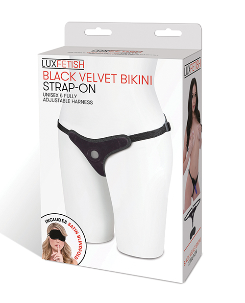 Lux Fetish Velvet Bikini Strap On