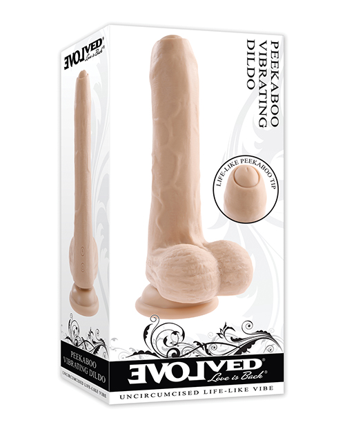 Evolved Peek A Boo Vibrating Dildo