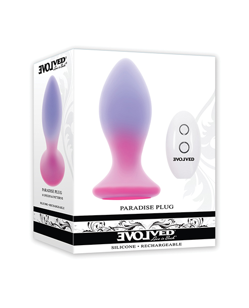 Evolved Paradise Plug Butt Plug with Remote Control