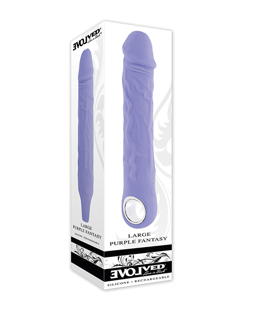Evolved Large Purple Fantasy 9.5"