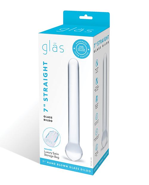 Glas 7" Straight Glass Dildo