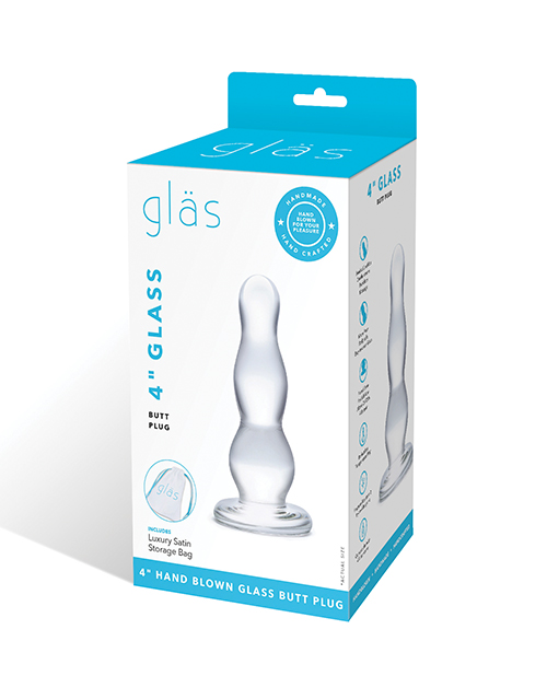 Glas 4" Butt Plug